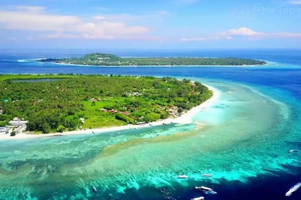 Villa Sentosa, Cheerful 3-Bedroom Villa With Pool Gili Trawangan Buitenkant foto